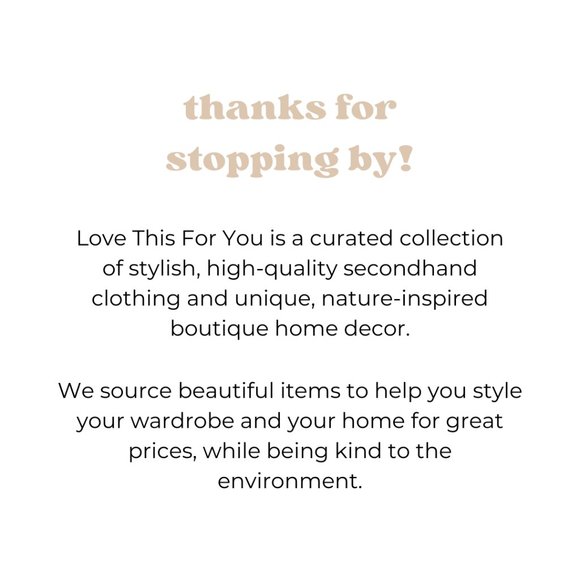 How To Shop - Love This For You | Secondhand + Boutique - Picture 2 of 4